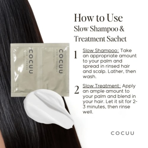 COCUU Slow Shampoo & Treatment Sachet